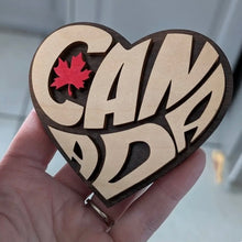 Load image into Gallery viewer, Canada Heart Magnet