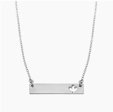 Load image into Gallery viewer, I ❤️ Canada Jewelry - Maple Leaf Bar Necklace