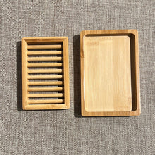 Load image into Gallery viewer, Bamboo Soap Dish Duo