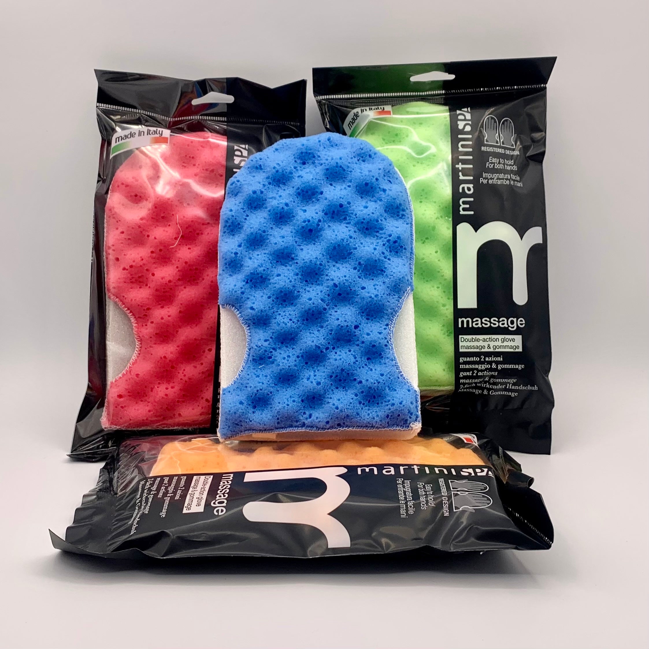 MASSAGE DoubleAction Sponge Mitt Finn Origins