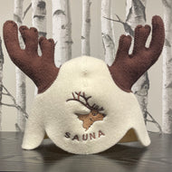 SAUNA Hat with Reindeer