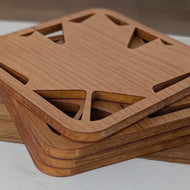 Maple Leaf Coaster Set
