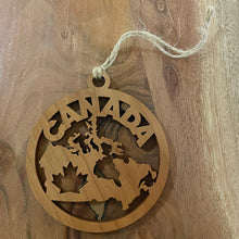 Load image into Gallery viewer, Canada Themed Wooden Ornaments
