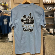 Load image into Gallery viewer, Finn Origins-Life is Better in the Sauna T-Shirt
