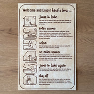 How to Enjoy the Sauna Sign