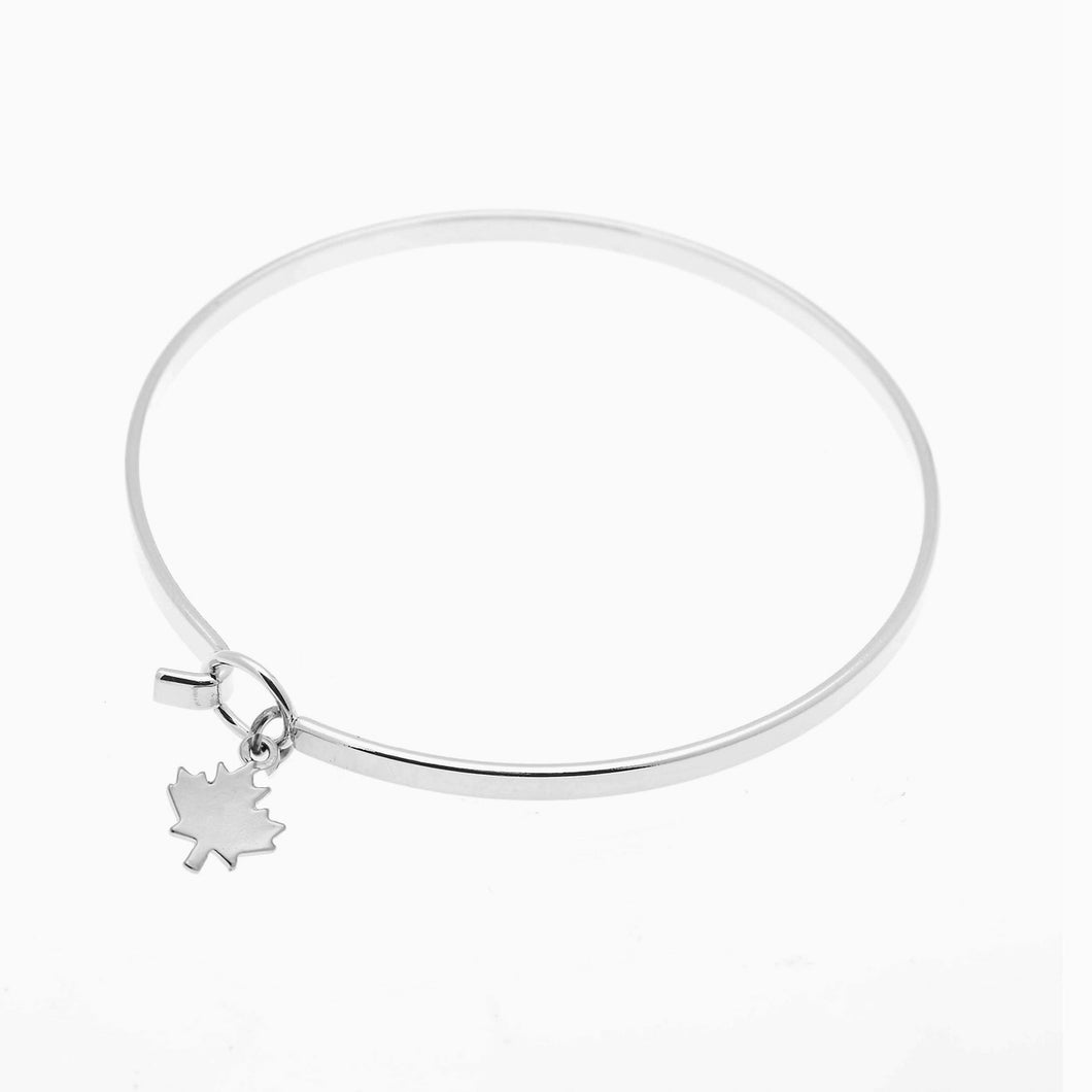 I ❤️ Canada Jewelry - Maple Leaf Bangle
