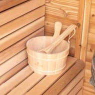 Pine Bucket and Ladle Set
