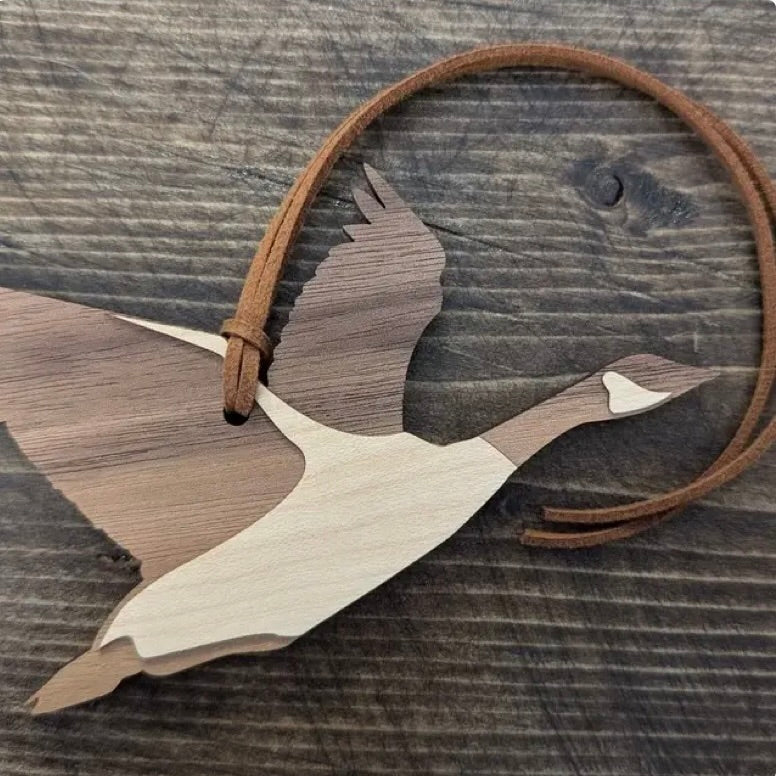 Canada Themed Wooden Ornaments
