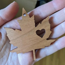 Load image into Gallery viewer, Canada Themed Wooden Ornaments

