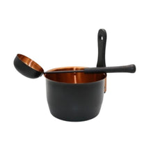 Load image into Gallery viewer, "Elegance" Black and Copper Sauna Set
