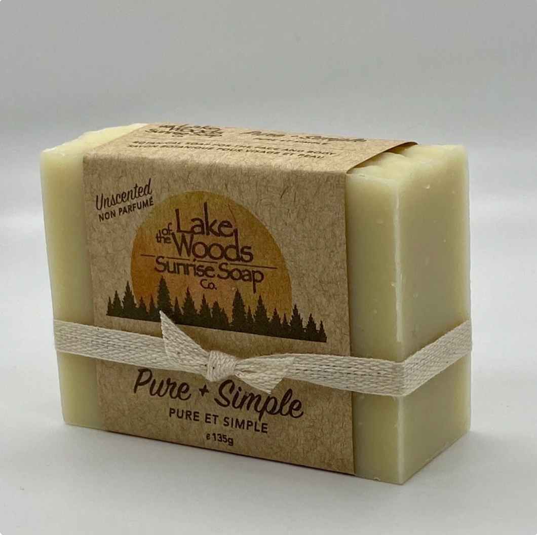 Pure + Simple Unscented Soap