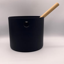 Load image into Gallery viewer, Black KOLO Bucket and Ladle Set
