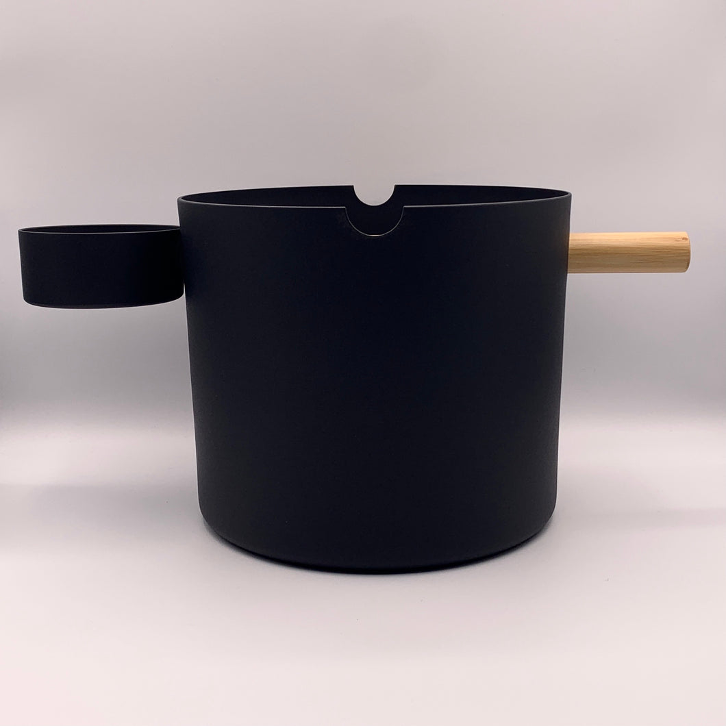 Black KOLO Bucket and Ladle Set