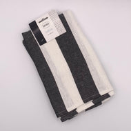 Striped Sauna Bench Cover