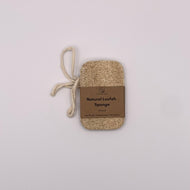Natural Loofah Sponge 3-pk