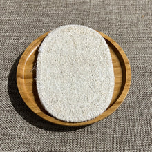 Load image into Gallery viewer, Bamboo + Loofah Soap Dish Duo
