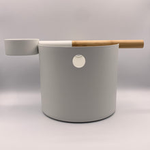 Load image into Gallery viewer, White KOLO Bucket and Ladle Set
