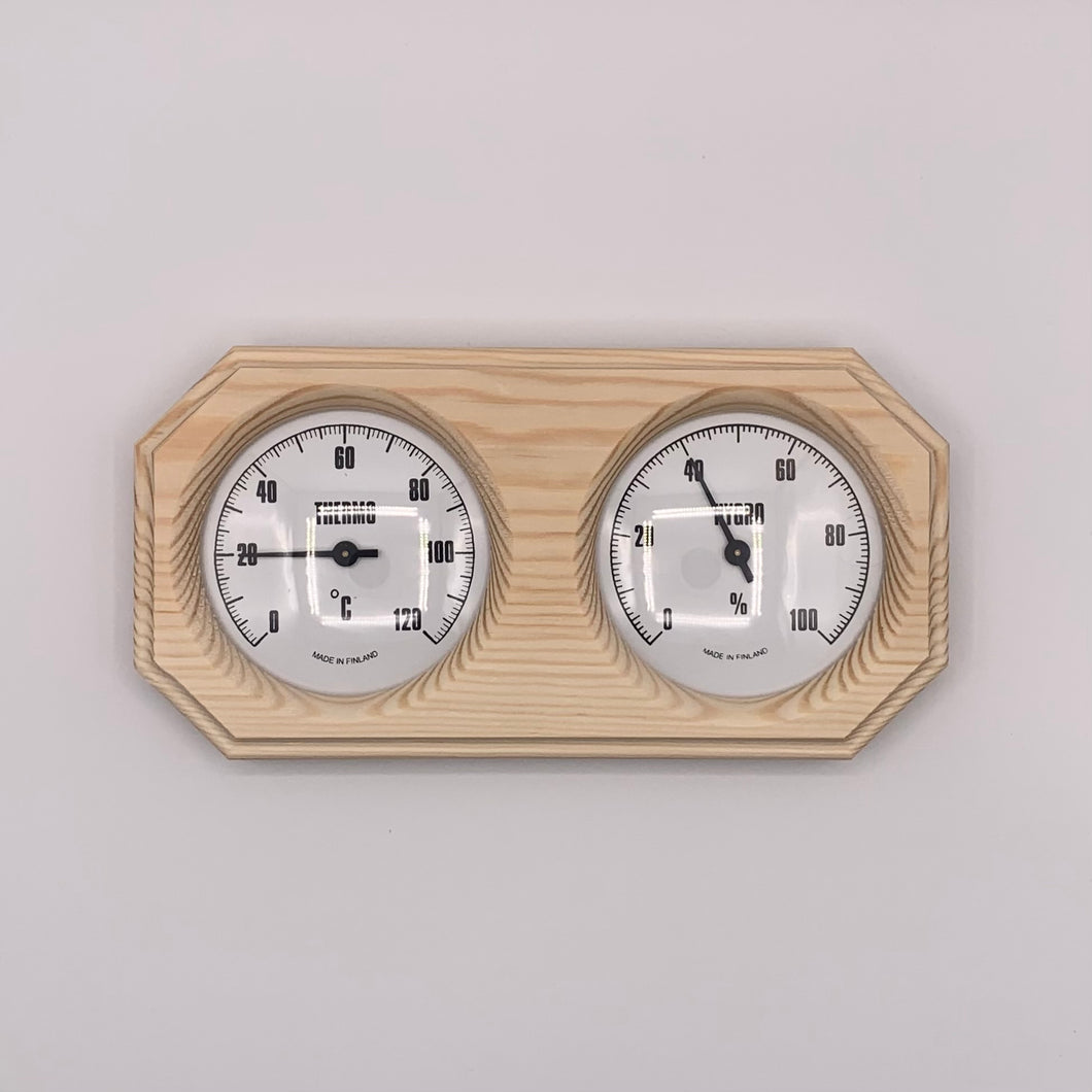 Pine Combo Thermometer/Hygrometer