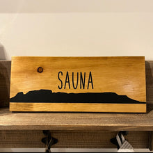 Load image into Gallery viewer, Large Sleeping Giant SAUNA Sign
